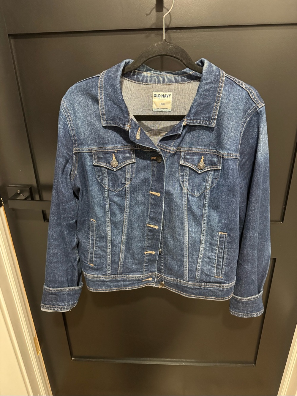 Old Navy Women's Dark Blue Denim Jacket
